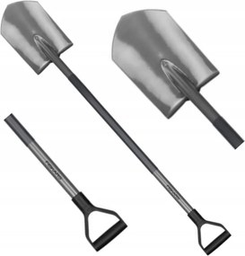 Éles Ásó Acél Nyéllel Robusztus 125CM