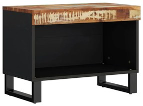 tömör újrahasznosított fa TV-szekrény 60 x 33 x 43,5 cm