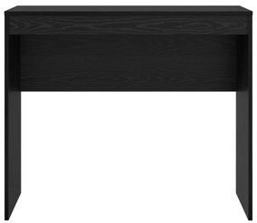 vidaXL Íróasztal Fekete tölgy Tervezett fa 90 x 40 x 76 cm Íróasztal