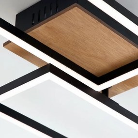 Brilo - LED Dimmelhető felületre szerelhető csillár FRAME 2xLED/20W/230V 2700-5000 + távirányító