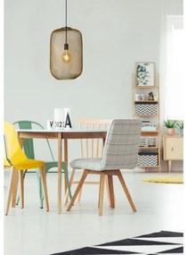 Lucide 45385/35/02 - Csillár zsinóron MESH 1xE27/40W/230V sárgaréz