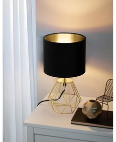 Eglo 95788- Asztali lámpa CARLTON 2 1xE14/60W/230V