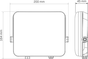 POLUX 327444 FLOODLIGHT Kültéri Reflektor LED IP65