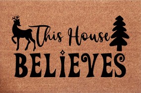 Karácsonyi Lábtörlő Ez a ház a This House Believes híve