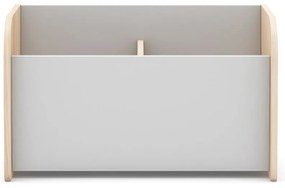 Fehér gyerek könyvespolc 70x42 cm Esteban – Marckeric