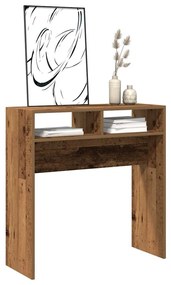 szürke sonoma szerelt fa tálalóasztal 78 x 30 x 80 cm