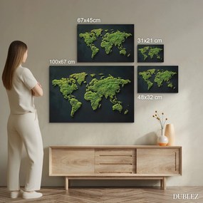 DUBLEZ | Fa kép - Moha világtérkép