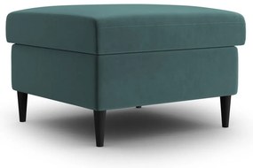 Petróleum színű bársony lábtartó Kyoto – Cosmopolitan Design