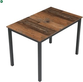 Étkezőasztal 110x70x75 cm, MDF, old wood, GDT-202 OLW2