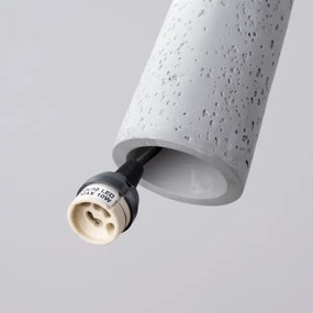 Sollux SL.1347 - Csillár zsinóron ELECTRA 1xGU10/10W/230V beton/szürke