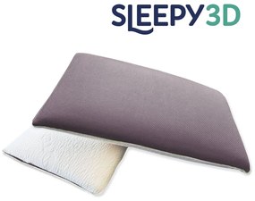 Sleepy 3D Memory párna szürke huzattal 40x70 cm