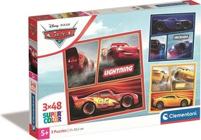 Disney Verdák Rivals 3x48 db-os puzzle Clementoni