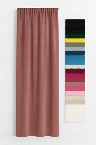 Velvet Függöny Tégla 150 x Az Ön Mérete 6 szín Varrott Lengyelországban