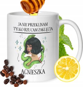 Bögre Ágnes Barátnőnek Ajándék Nyomtatott Fehér 330ml