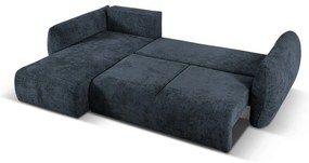 Sötétkék sarokkanapé (bal oldali) Matera – Cosmopolitan Design