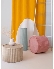 Rózsaszín kordbársony gyerek puff – Wigiwama