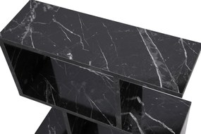 Kis asztal Life - Fekete, Marble