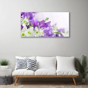 Akrilüveg fotó virágok növények 125x50 cm