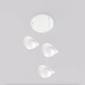 RITUAL kábelre függesztett csillár 3xG9/8W/230V fehér