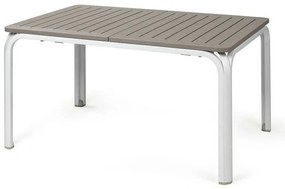 Nardi Alloro 140-210cm bővíthető kerti asztal galambszürke - fehér