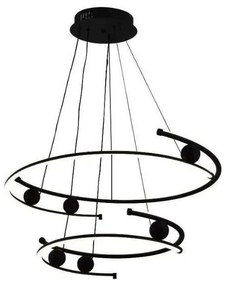 LED állítható fényerejű csillár kábellel LED/80W/230V 3000-6500K + DO