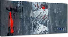 Festmények 115x55 Absztrakt Rose