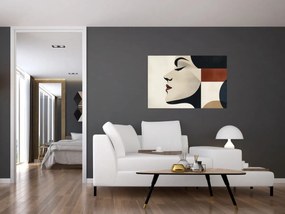 Kép - Nő profilból (90x60 cm)