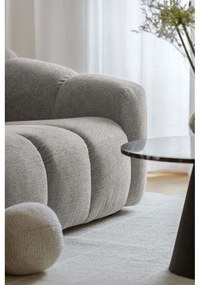 Világosszürke sarokkanapé (jobb oldali-L alakú) Shell – Miuform