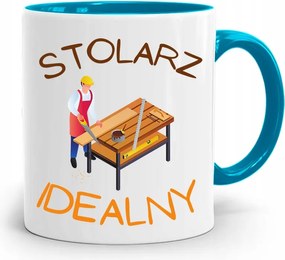 Kék Asztalos Bögre Tökéletes Asztalos, fényképes nyomattal