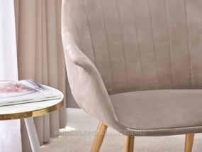 Fotel Osmol F (bézs + arany). 1110358