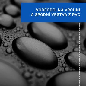 JAGO Takaróponyva 650 g/m² alumínium szem 4 x 8 m szürke