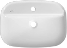 Isvea Isvea, INFINITY kerámia mosogató, 55x40cm, fehér, 10NF50055