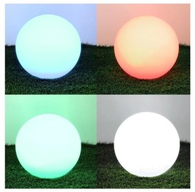 LED RGB Dimmelhető napelemes lámpa LED/5W/3,7V 3000K IP54 átm. 30 cm