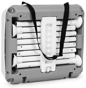 Összecsukható gyerek etetőszék 3 in 1 szürke