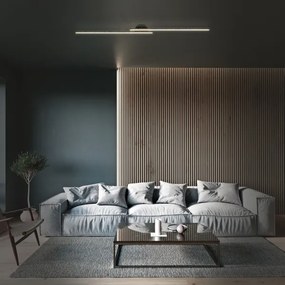 Briloner 3717-025 - LED csillár REY 2xLED/12W/230V fekete