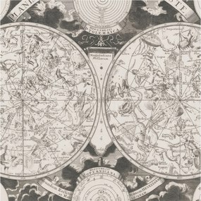 Flizelin tapéta Divatos 3D fali ragasztóval Csillag térkép 250x250 ragasztó