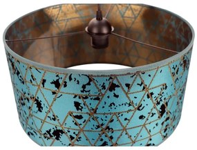 Csillár zsinóron REZO 1xE27/60W/230V türkiz