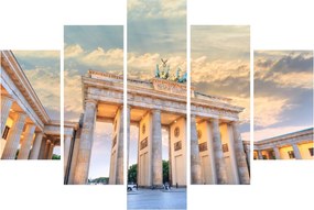 Kép - Brandenburgi kapu, Berlin, Németország (150x105 cm)