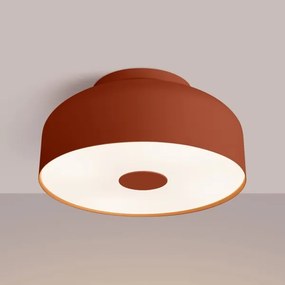 Sollux SL.1681 - Mennyezeti lámpatest OMIQ 4xE27/15W/230V átm. 30 cm piros