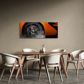 Kép - Narancssárga sportautó (120x50 cm)