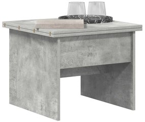 vidaXL Dohányzóasztal Beton Szürke 55 x 54,5 x 45 cm Faanyag