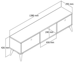 TV szekrény Siena 1216