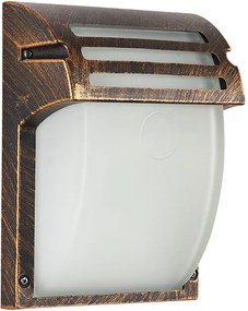 PREZENT 39039 ALAMFI MINI I. Modern Kültéri Fali Lámpa Fagyasztott Üveg E27 IP44