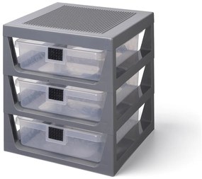 Storage szürke rendszerező 3 fiókkal - LEGO®