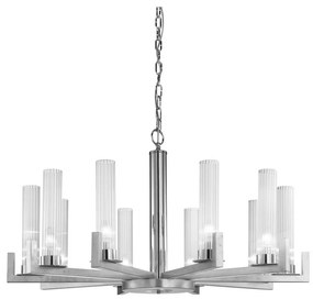 Kolarz 6009.81050 - Csillár láncon RAGGIO 10xE14/25W/230V ezüst