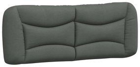 sötétszürke szövet ágykeret matrac nélkül Hvar 140x200 cm