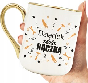 Bögre Nagypapának Elegáns Nagypapa Arany Fogantyú Ajándék Nagypapa Napjára