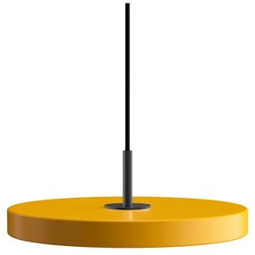 Okkersárga LED függőlámpa fém búrával ø 31 cm Asteria Mini – UMAGE