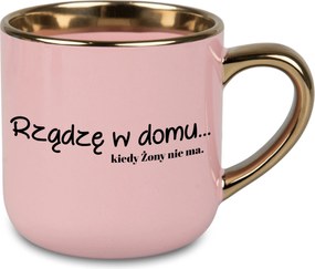 Bögre Nagy Rózsaszín Uralkodom Otthon Ajándék Feleség Férj Pár Házasság