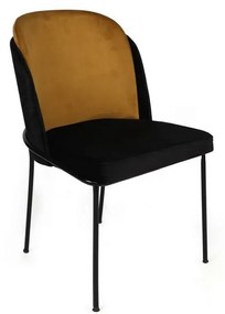 Dore Mustard and Black étkezőszékek, 2 db
